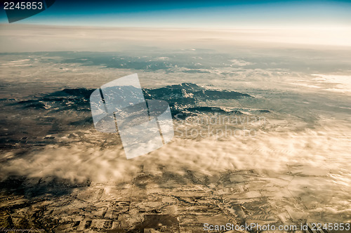 Image of Panoramic view of landscape of Mountain Range