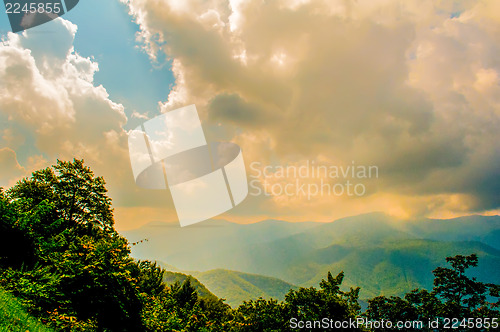 Image of Blue Ridge Parkway Scenic Mountains Overlook