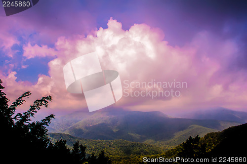 Image of Blue Ridge Parkway Scenic Mountains Overlook