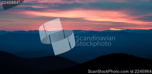 Image of Blue Ridge Parkway Scenic Mountains Overlook