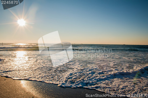 Image of early morning on a sea coast