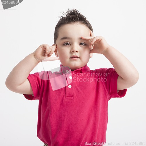 Image of young boy playing