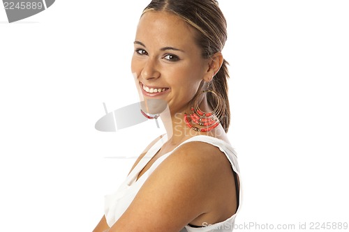 Image of real young beautiful woman
