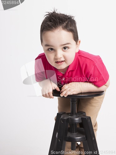 Image of young boy playing