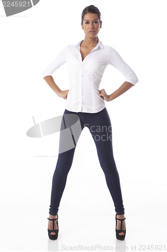 Image of gorgeous young woman