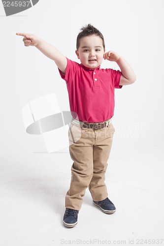 Image of young boy playing