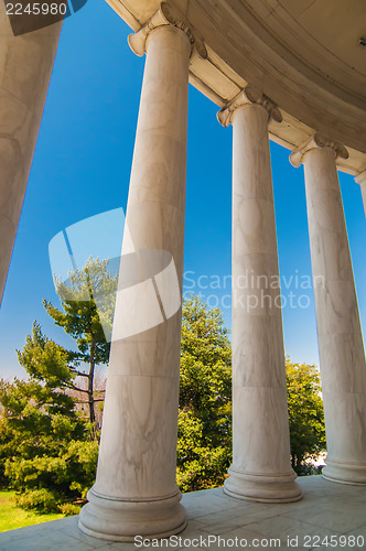 Image of ionic architectural columns details