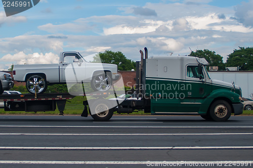 Image of truck with huge rims