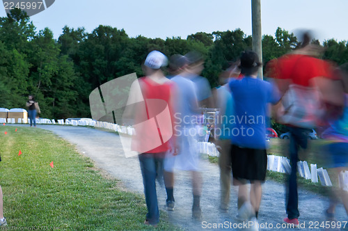 Image of youth walk against breast cancer.