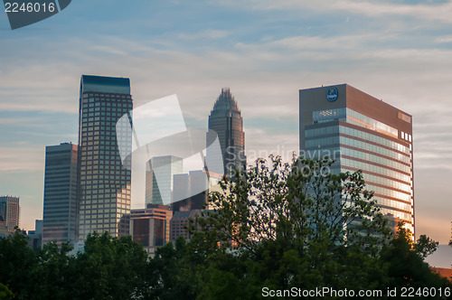 Image of Uptown Charlotte, North Carolina Cityscape