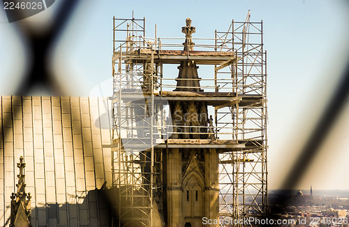 Image of cathedral under construction