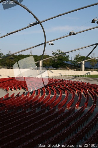 Image of Empty stadium seats