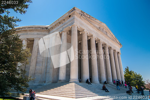 Image of The Thomas Jefferson Memorial in the Washington DC