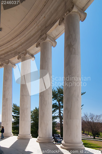 Image of ionic architectural columns details