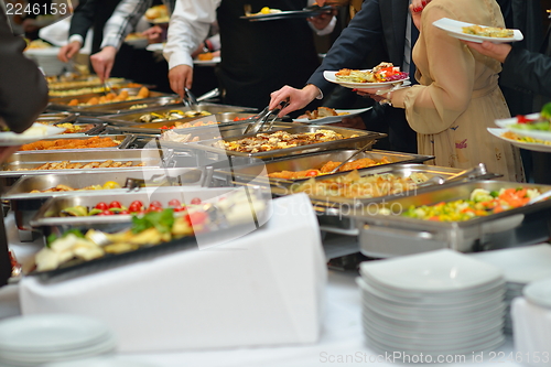 Image of buffet food