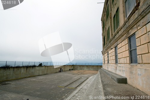 Image of Exercise yard at Alcatraz
