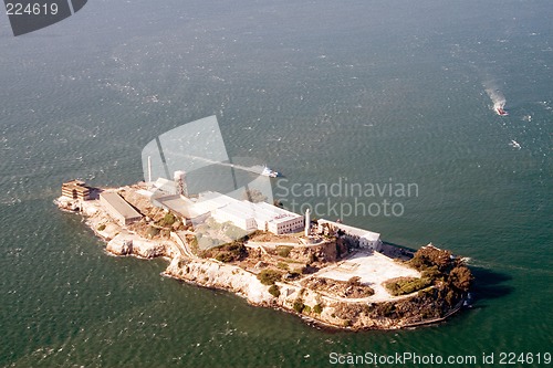 Image of Aerial view of Alcatraz
