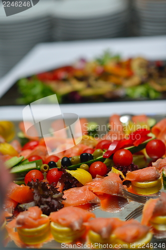 Image of buffet food