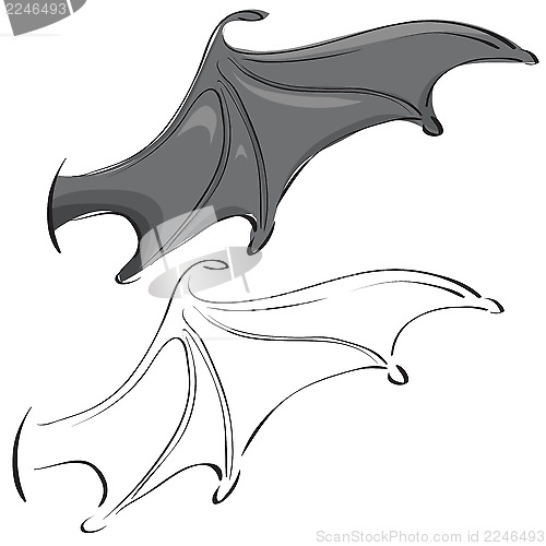 Image of bat wings