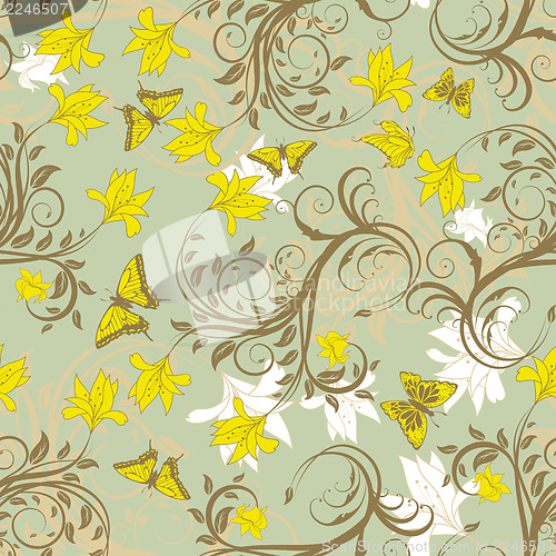 Image of seamless floral pattern