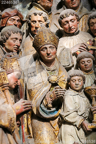 Image of Sculpture in Amiens cathedral