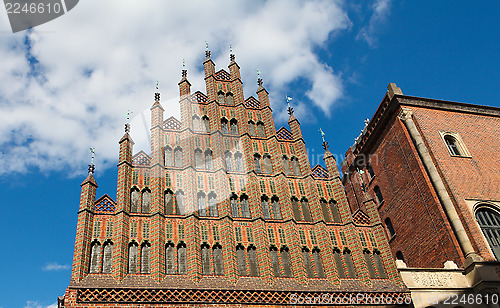 Image of Altes Rathaus (old town hall) in the center of Hannover, Germany.