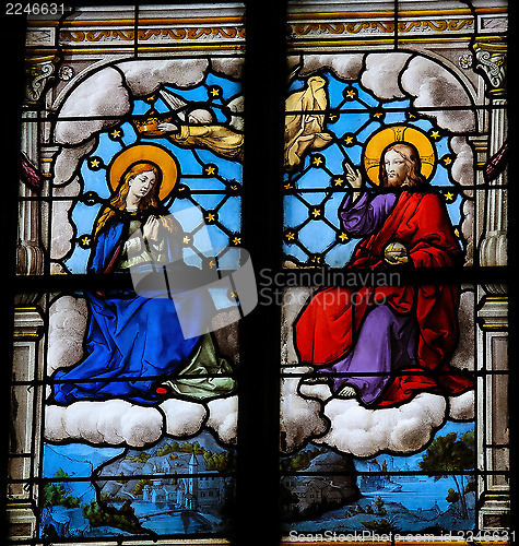 Image of Jesus and Mother Mary