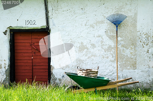 Image of Vintage garden equipment