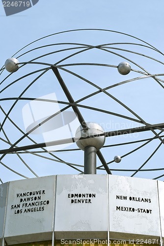 Image of Worldtime Clock in Berlin