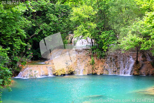 Image of waterfall in forest