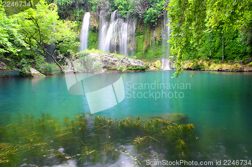 Image of waterfall in forest