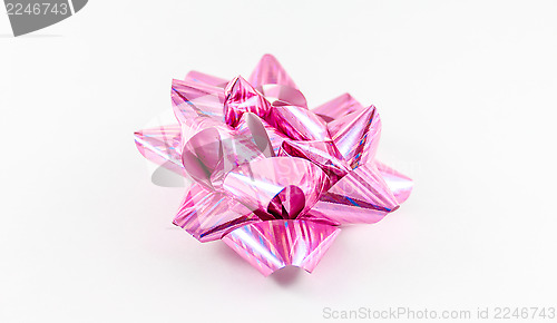 Image of Pink hand made bow