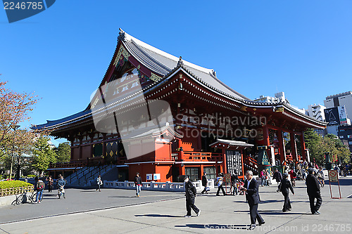 Image of Sensoji temple in Asakusa, Tokyo