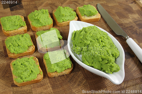 Image of Green peas puree