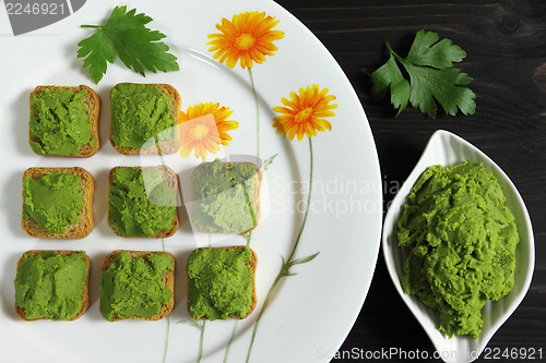 Image of Green peas puree