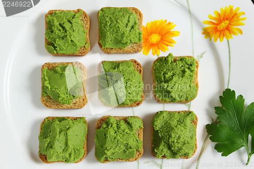 Image of Green peas puree