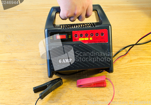 Image of Hand car battery 6V 12V 6AMP charger tool home 