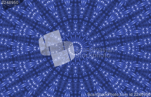 Image of Blue magical ornamental background