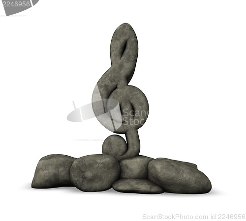 Image of stone clef