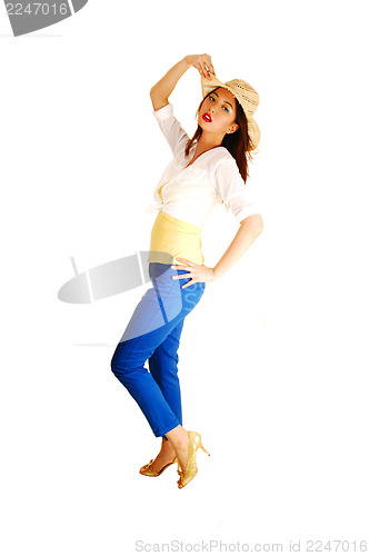 Image of Girl with hat.