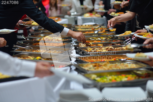 Image of buffet food