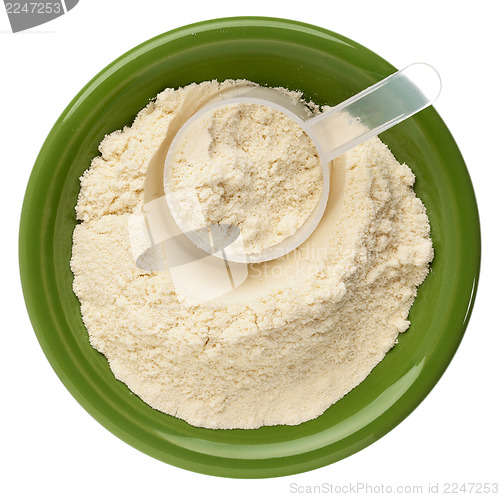 Image of whey protein powder 