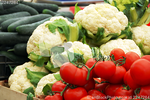 Image of Vegetables on market