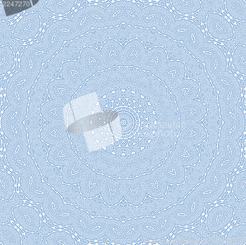 Image of Abstract blue pattern on white