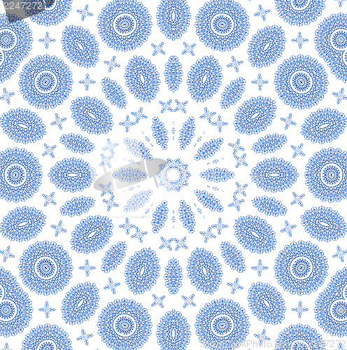 Image of Abstract blue pattern