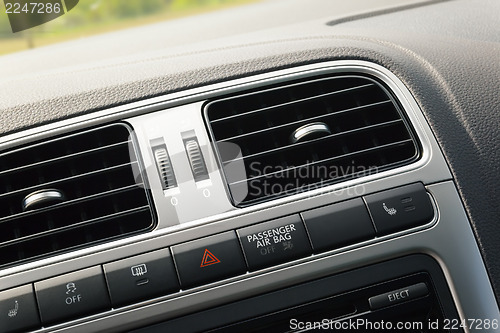 Image of car interior ventilation