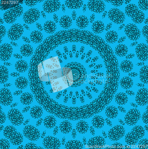 Image of Abstract blue background with pattern