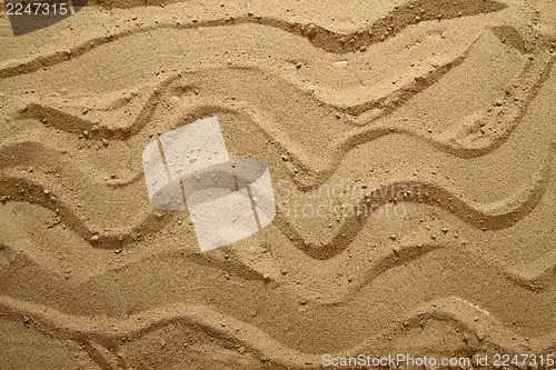 Image of yellow sand texture (waves)