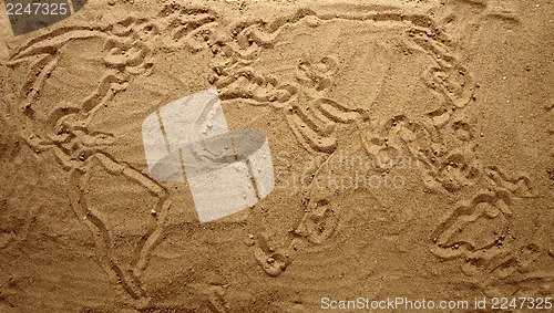 Image of yellow sand texture (world map)