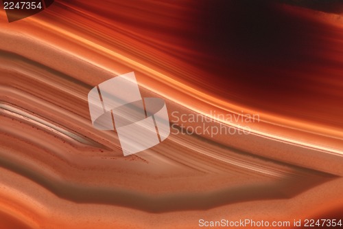 Image of red agate gem background (macro, detail) 